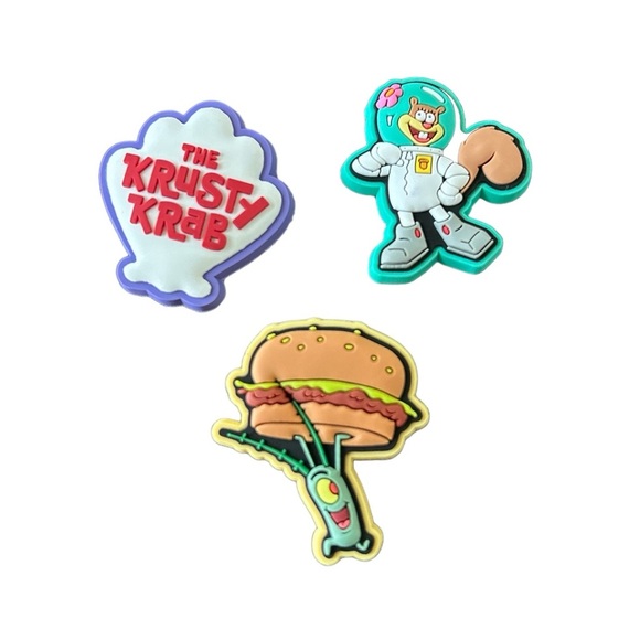 SpongeBob Croc Shoe Charm Bundle - Picture 1 of 2